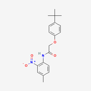 2-(4-tert-butylphenoxy)-N-(4-methyl-2-nitrophenyl)acetamide