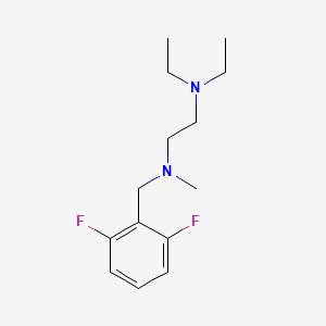 molecular formula C14H22F2N2 B5012236 N-(2,6-二氟苄基)-N',N'-二乙基-N-甲基-1,2-乙二胺 