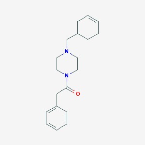 1-(3-cyclohexen-1-ylmethyl)-4-(phenylacetyl)piperazine