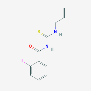 molecular formula C11H11IN2OS B501227 N-allyl-N'-(2-iodobenzoyl)thiourea 