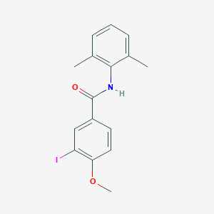 molecular formula C16H16INO2 B501228 N-(2,6-dimethylphenyl)-3-iodo-4-methoxybenzamide 