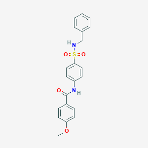 N-[4-(benzylsulfamoyl)phenyl]-4-methoxybenzamide