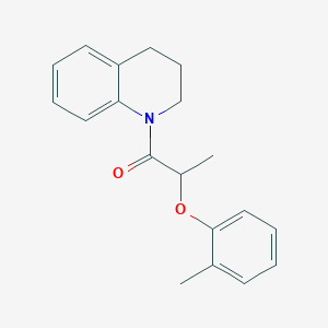 molecular formula C19H21NO2 B501245 1-(3,4-dihydroquinolin-1(2H)-yl)-2-(2-methylphenoxy)propan-1-one 