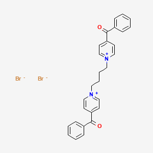 molecular formula C28H26Br2N2O2 B5012494 1,1'-(1,4-butanediyl)bis(4-benzoylpyridinium) dibromide 