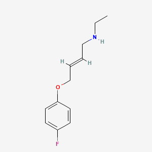 (E)-N-ethyl-4-(4-fluorophenoxy)but-2-en-1-amine