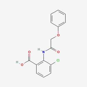 3-chloro-2-[(phenoxyacetyl)amino]benzoic acid