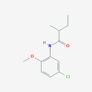 N-(5-chloro-2-methoxyphenyl)-2-methylbutanamide