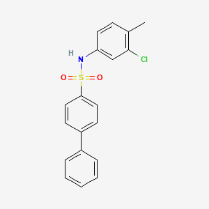 N-(3-chloro-4-methylphenyl)-4-biphenylsulfonamide