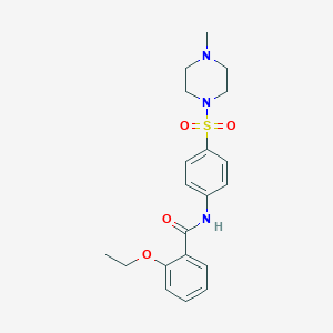 2-ethoxy-N-{4-[(4-methyl-1-piperazinyl)sulfonyl]phenyl}benzamide