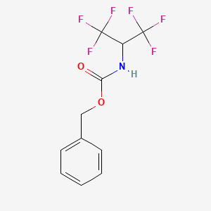 benzyl [2,2,2-trifluoro-1-(trifluoromethyl)ethyl]carbamate