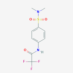 N-[4-(dimethylsulfamoyl)phenyl]-2,2,2-trifluoroacetamide