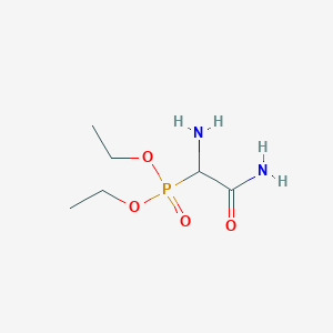 molecular formula C6H15N2O4P B5012805 diethyl (1,2-diamino-2-oxoethyl)phosphonate 