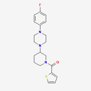 1-(4-fluorophenyl)-4-[1-(2-thienylcarbonyl)-3-piperidinyl]piperazine