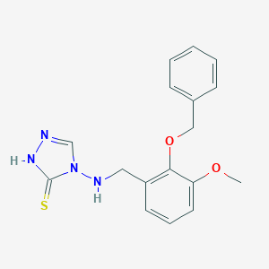 4-{[2-(benzyloxy)-3-methoxybenzyl]amino}-4H-1,2,4-triazole-3-thiol