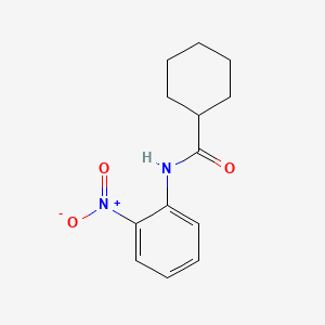 molecular formula C13H16N2O3 B5012869 N-(2-硝基苯基)环己烷甲酰胺 