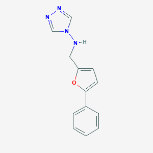 N-[(5-phenylfuran-2-yl)methyl]-4H-1,2,4-triazol-4-amine