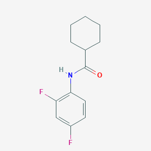 molecular formula C13H15F2NO B501305 N-(2,4-difluorophenyl)cyclohexanecarboxamide 