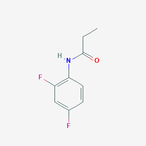molecular formula C9H9F2NO B501306 N-(2,4-difluorophenyl)propanamide 