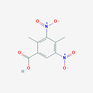 molecular formula C9H8N2O6 B501307 2,4-Dimethyl-3,5-dinitrobenzoic acid CAS No. 854671-69-5