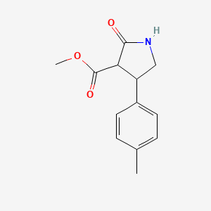 methyl 4-(4-methylphenyl)-2-oxo-3-pyrrolidinecarboxylate