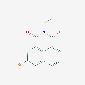 molecular formula C14H10BrNO2 B5013119 5-bromo-2-ethyl-1H-benzo[de]isoquinoline-1,3(2H)-dione 