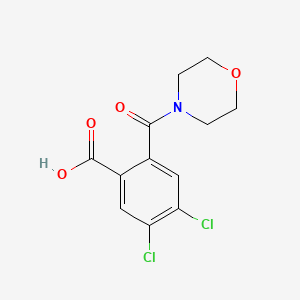 4,5-dichloro-2-(4-morpholinylcarbonyl)benzoic acid