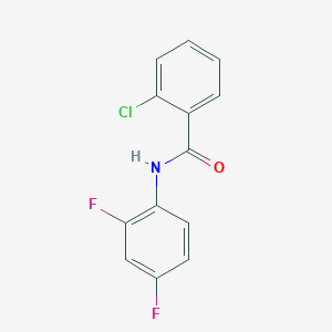 molecular formula C13H8ClF2NO B501316 2-chloro-N-(2,4-difluorophenyl)benzamide CAS No. 349125-64-0