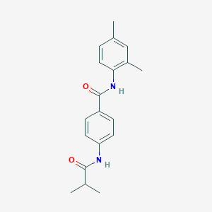 molecular formula C19H22N2O2 B501318 N-(2,4-dimethylphenyl)-4-(isobutyrylamino)benzamide 