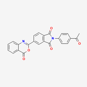 molecular formula C24H14N2O5 B5013180 2-(4-acetylphenyl)-5-(4-oxo-4H-3,1-benzoxazin-2-yl)-1H-isoindole-1,3(2H)-dione 