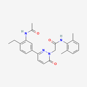 2-{3-[3-(acetylamino)-4-ethylphenyl]-6-oxopyridazin-1(6H)-yl}-N-(2,6-dimethylphenyl)acetamide