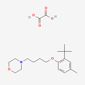 molecular formula C21H33NO6 B5013240 4-[4-(2-tert-butyl-4-methylphenoxy)butyl]morpholine oxalate 