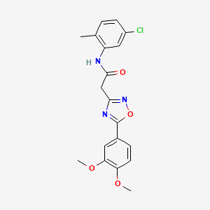 N-(5-chloro-2-methylphenyl)-2-[5-(3,4-dimethoxyphenyl)-1,2,4-oxadiazol-3-yl]acetamide