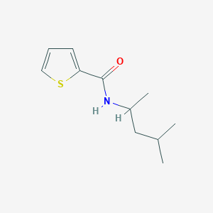 molecular formula C11H17NOS B501328 N-(1,3-dimethylbutyl)-2-thiophenecarboxamide 