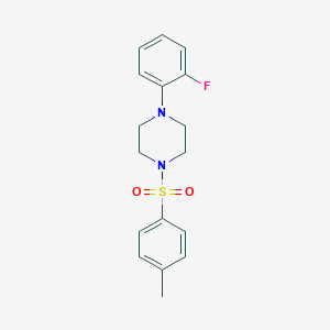 molecular formula C17H19FN2O2S B501333 1-(2-Fluorophenyl)-4-tosylpiperazine CAS No. 431910-13-3