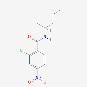 2-chloro-N-(1-methylbutyl)-4-nitrobenzamide