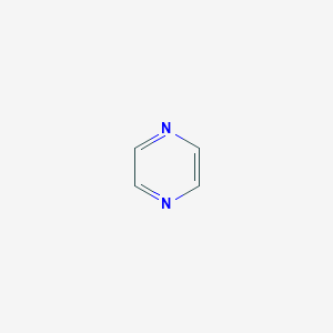 molecular formula C4H4N2 B050134 吡嗪 CAS No. 290-37-9