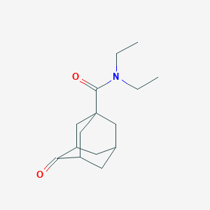 molecular formula C15H23NO2 B5013420 N,N-diethyl-4-oxo-1-adamantanecarboxamide 