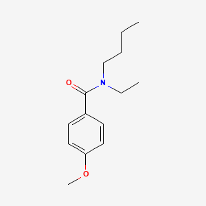 N-butyl-N-ethyl-4-methoxybenzamide