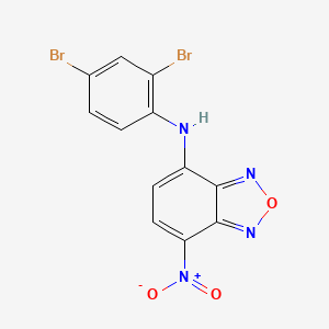 N-(2,4-dibromophenyl)-7-nitro-2,1,3-benzoxadiazol-4-amine