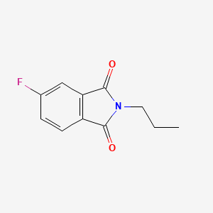 molecular formula C11H10FNO2 B5013549 5-Fluoro-2-propylisoindole-1,3-dione 