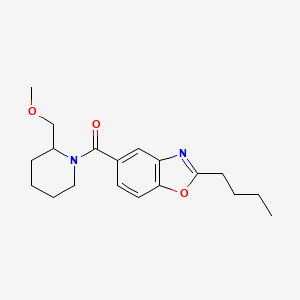 2-butyl-5-{[2-(methoxymethyl)-1-piperidinyl]carbonyl}-1,3-benzoxazole