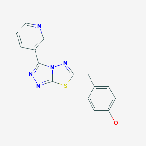 6-(4-Methoxybenzyl)-3-(pyridin-3-yl)[1,2,4]triazolo[3,4-b][1,3,4]thiadiazole