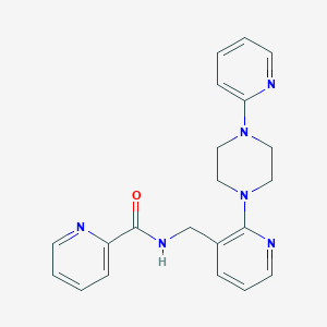 N-({2-[4-(2-pyridinyl)-1-piperazinyl]-3-pyridinyl}methyl)-2-pyridinecarboxamide