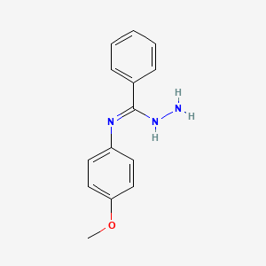 N-amino-N'-(4-methoxyphenyl)benzenecarboximidamide