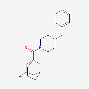 molecular formula C23H31NO B5013668 1-(1-adamantylcarbonyl)-4-benzylpiperidine 