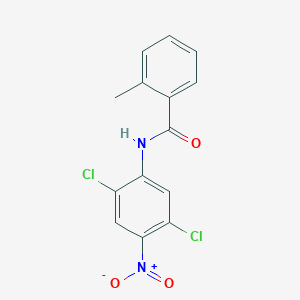 N-(2,5-dichloro-4-nitrophenyl)-2-methylbenzamide