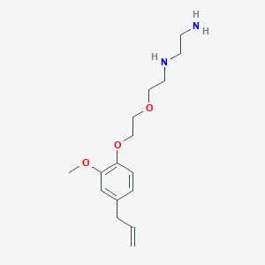 N'-[2-[2-(2-methoxy-4-prop-2-enylphenoxy)ethoxy]ethyl]ethane-1,2-diamine