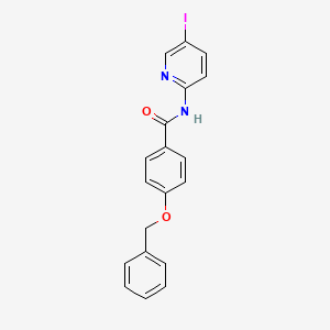 4-(benzyloxy)-N-(5-iodo-2-pyridinyl)benzamide