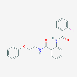 2-[(2-iodobenzoyl)amino]-N-(2-phenoxyethyl)benzamide