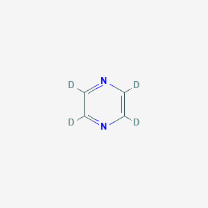molecular formula C4H4N2 B050138 Pyrazine-d4 CAS No. 1758-62-9